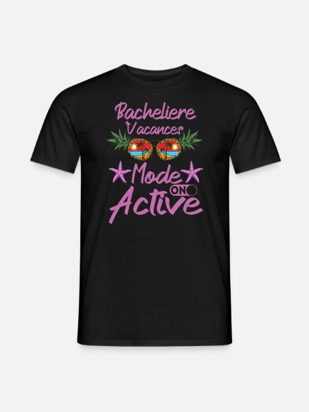 Baccalauréat 2023 Cadeau Réussite Bac Vacances - T-shirt homme - noir