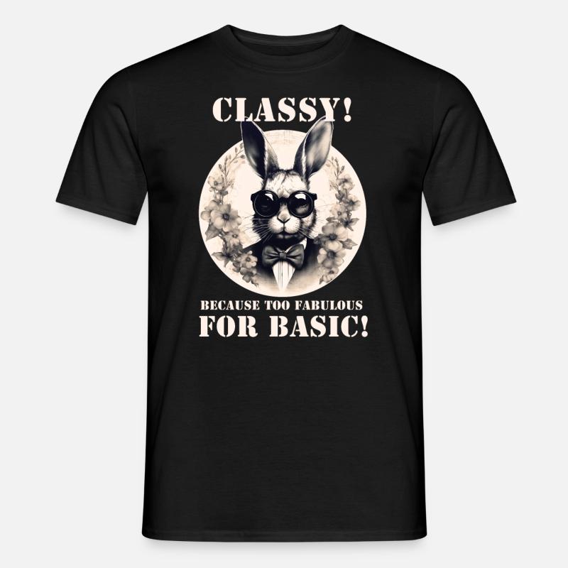 Lapin cool - T-shirt homme - noir