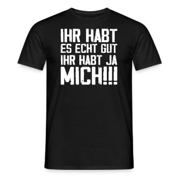 Tu l’as vraiment bien, tu m’as - T-shirt homme - noir - Devant - AI Model Male 178 light (178cm)