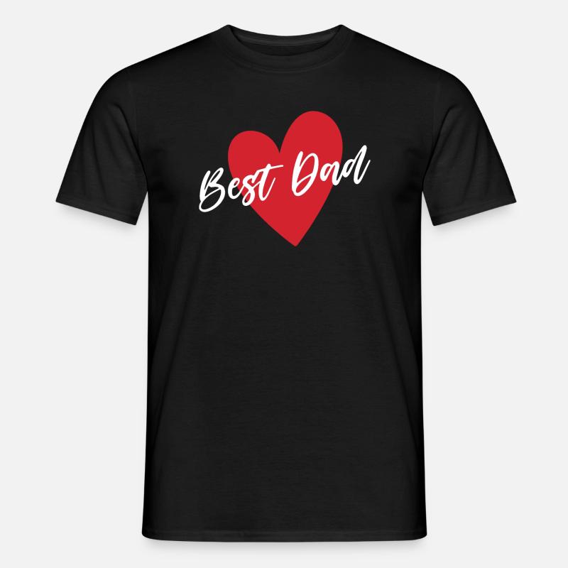 Bester Papa - Männer T-Shirt - Schwarz
