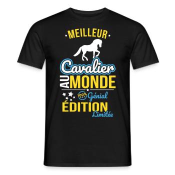 Bester Fahrer der Welt - 100% genial - Männer T-Shirt - Schwarz - Vorne - AI Model Male 178 light (178cm)