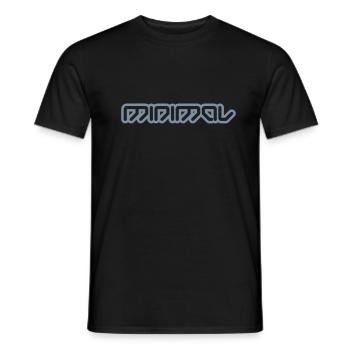 minimal - Männer T-Shirt - Schwarz - Vorne - AI Model Male 178 light (178cm)