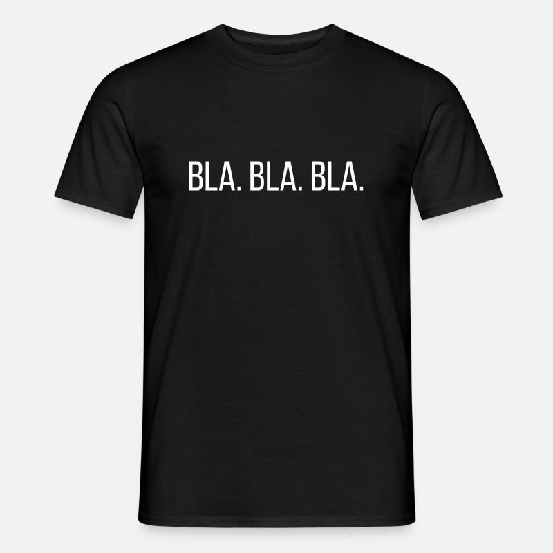 bla bla bla - Men’s T-shirt - black