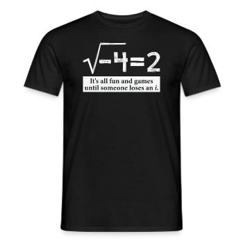 Someone Loses An i Funny Math Gift for Pi day - T-shirt homme - noir - Devant - AI Model Male 178 light (178cm)