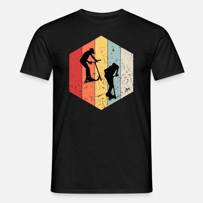 Freestyle-Roller - Männer T-Shirt - Schwarz