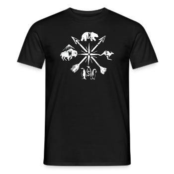 Protect the locals - T-shirt homme - noir - Devant - AI Model Male 178 light (178cm)