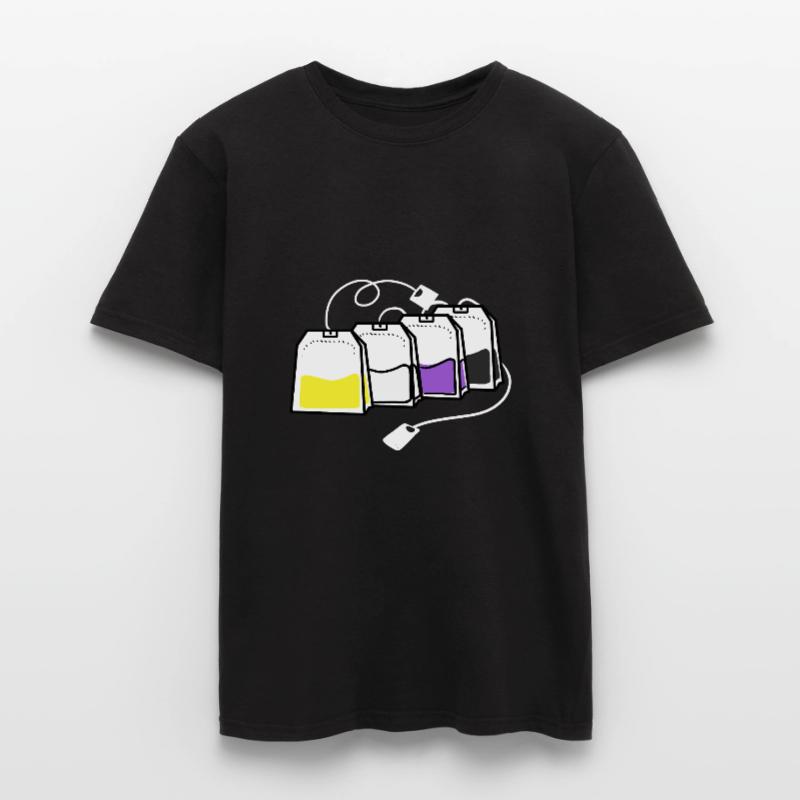 Nonbinary Pride Tea Bag Nonbinary Pride Men’s T-shirt
