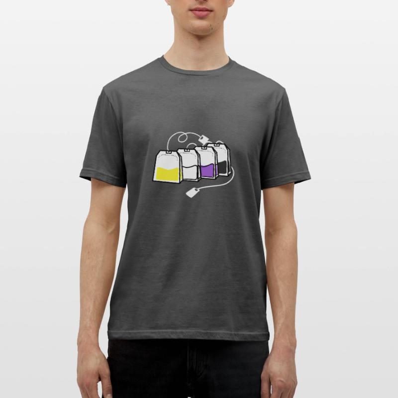 Nonbinary Pride Teebeutel Nonbinary Pride Männer T-Shirt
