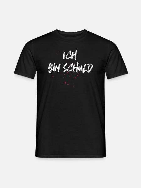 Lustiger Spruch für Ihn & Sie - Ich bin schuld - Männer T-Shirt - Schwarz