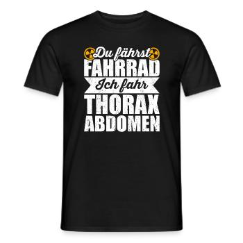 MTRA Röntgen Radiologie Radiologe - Männer T-Shirt - Schwarz - Vorne - AI Model Male 178 light (178cm)