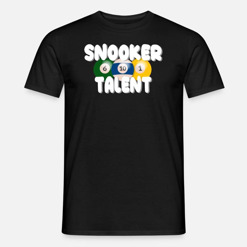 Billard Snooker Pool Spruch Sprüche - Männer T-Shirt - Schwarz