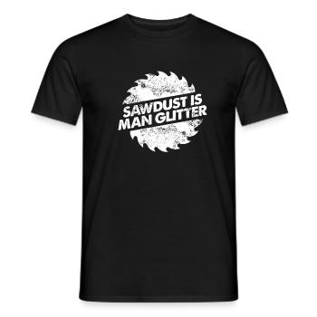 Carpenter joiner gift - Men's T-Shirt - black - Front - AI Model Male 178 light (178cm)