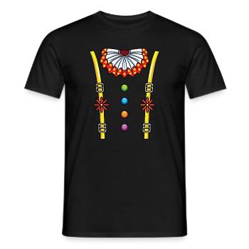Clown Circus Costume Halloween - T-shirt homme - noir - Devant - AI Model Male 178 light (178cm)