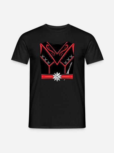 Ninja Costume Halloween - Men's T-Shirt - black