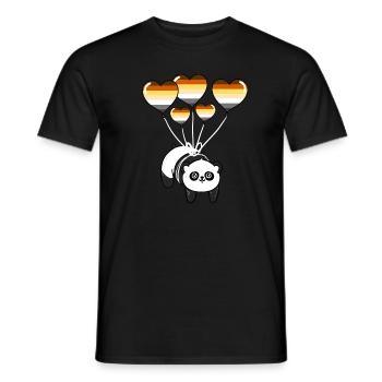 Panda Gay Bear Pride - Männer T-Shirt - Schwarz - Vorne - AI Model Male 178 light (178cm)