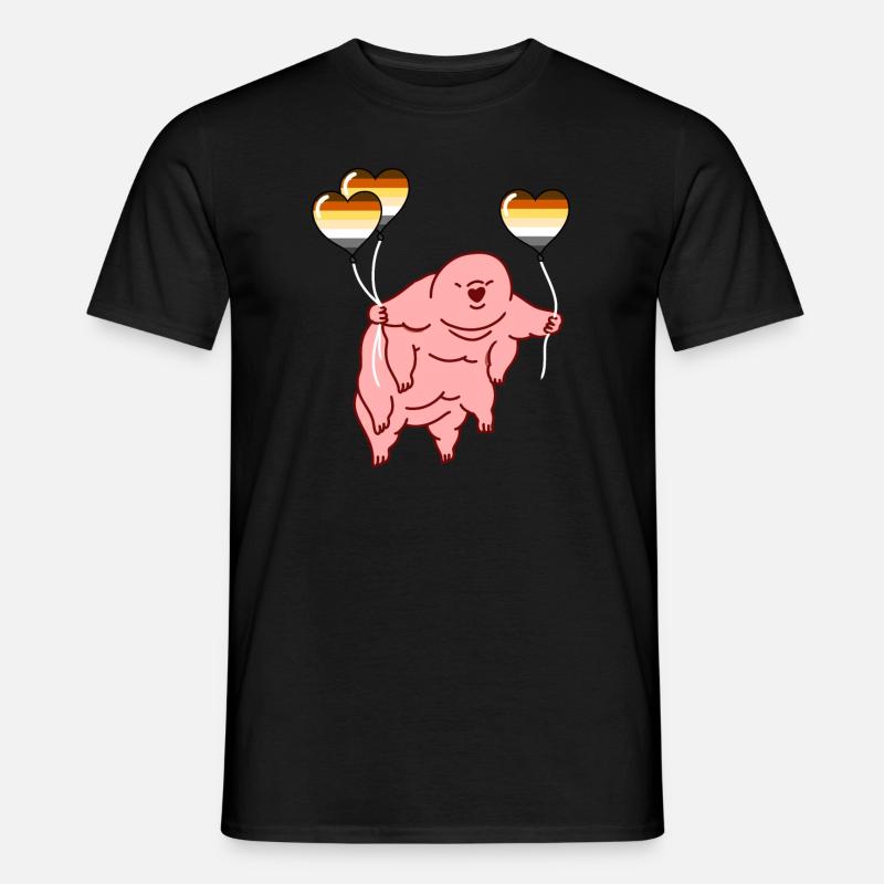 Bärtierchen Ballon Gay Bear Pride - Männer T-Shirt - Schwarz