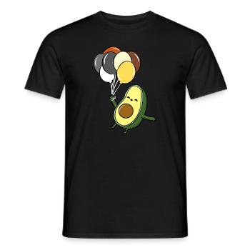 Avocado Ballon Gay Bear Pride - Männer T-Shirt - Schwarz - Vorne - AI Model Male 178 light (178cm)