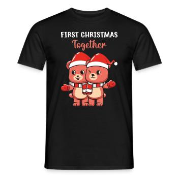 Cadeaux de Noël Noël - T-shirt homme - noir - Devant - AI Model Male 178 light (178cm)