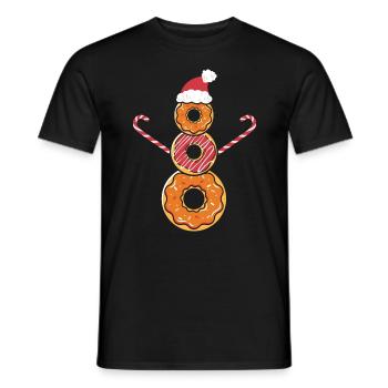 Cadeaux de Noël Noël - T-shirt homme - noir - Devant - AI Model Male 178 light (178cm)