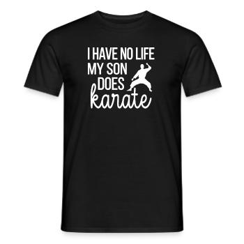 Meilleur cadeau de maman de karaté Fière maman de karaté - T-shirt homme - noir - Devant - AI Model Male 178 light (178cm)