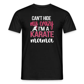 Meilleur cadeau de maman de karaté Fière maman de karaté - T-shirt homme - noir - Devant - AI Model Male 178 light (178cm)