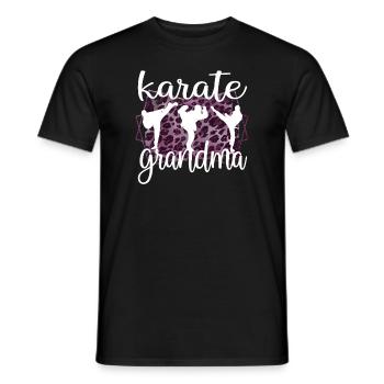 Fière Karaté Grand-mère Meilleur Karaté Grand-mère Cadeau - T-shirt homme - noir - Devant - AI Model Male 178 light (178cm)