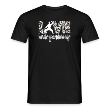 Fière Karaté Grand-mère Meilleur Karaté Grand-mère Cadeau - T-shirt homme - noir - Devant - AI Model Male 178 light (178cm)