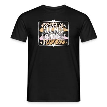 Medical Radiology Technologist Nuclear Medicine - Men's T-Shirt - black - Front - AI Model Male 178 light (178cm)