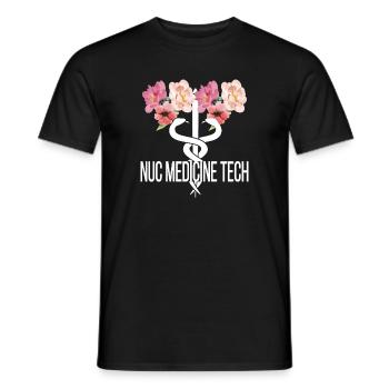 Medical Radiology Technologist Nuclear Medicine - Men's T-Shirt - black - Front - AI Model Male 178 light (178cm)