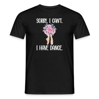 Ballet Dancer Gift Ballerina Ballet Dancer - Men's T-Shirt - black - Front - AI Model Male 178 light (178cm)