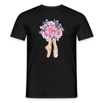 Ballet Dancer Gift Ballerina Ballet Dancer - Men's T-Shirt - black - Front - AI Model Male 178 light (178cm)