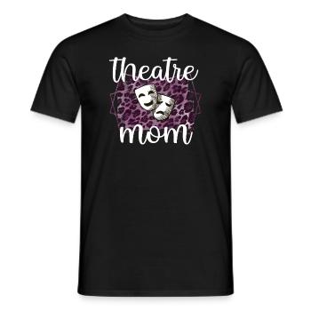 Théâtre Maman Fière Théâtre Acteurs Mère - T-shirt homme - noir - Devant - AI Model Male 178 light (178cm)