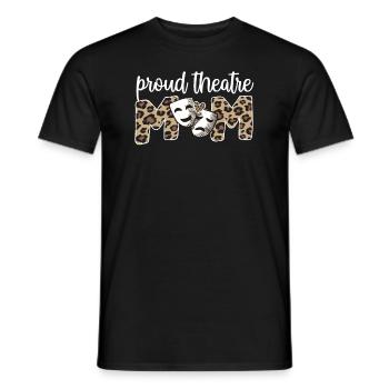 Meilleur Théâtre Mama Théâtre Acteur Mère - T-shirt homme - noir - Devant - AI Model Male 178 light (178cm)