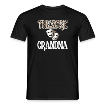 Théâtre Grand-mère Fière Théâtre Acteurs Grand-mère - T-shirt homme - noir - Devant - AI Model Male 178 light (178cm)