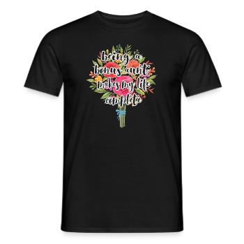 Fier Bonus Tante Meilleur Cadeau Belle-Tante - T-shirt homme - noir - Devant - AI Model Male 178 light (178cm)