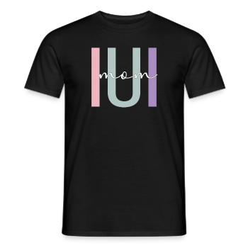 Proud IUI Mama IUI Intrauterine Insemination Mama - Men's T-Shirt - black - Front - AI Model Male 178 light (178cm)