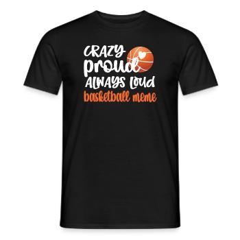 Meme Grandma Of Basketball Player Basketball Meme - Men's T-Shirt - black - Front - AI Model Male 178 light (178cm)