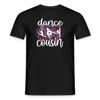 Fier Cousin de Danse D’un Danseur Cousin Danseur - T-shirt homme - noir - Devant - AI Model Male 178 light (178cm)
