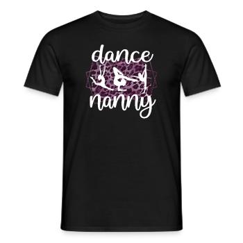 Fière danse nounou grand-mère par danseuse dansant nounou - T-shirt homme - noir - Devant - AI Model Male 178 light (178cm)