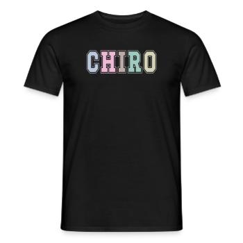 Chiropraticien Chiropratique Chiropraticien - T-shirt homme - noir - Devant - AI Model Male 178 light (178cm)