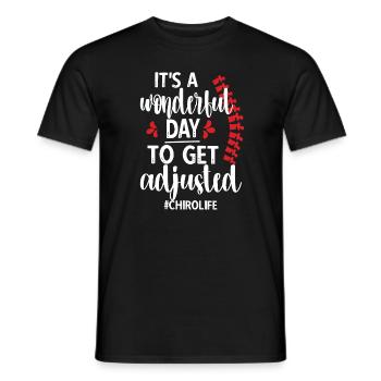 Chiropraticien Chiropratique Chiropraticien - T-shirt homme - noir - Devant - AI Model Male 178 light (178cm)