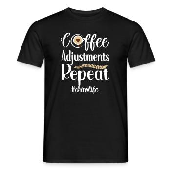 Proud Chiropractor Chiropractic Gift - Men's T-Shirt - black - Front - AI Model Male 178 light (178cm)