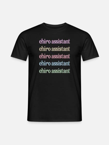 Chiropractic Assistant Chiropractic Assistant - Men's T-Shirt - black