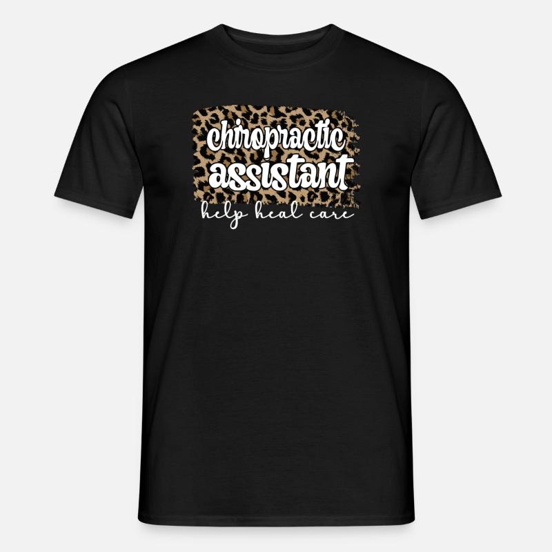 Chiropraktischer Assistent Chiropraktik-Assistent - Männer T-Shirt - Schwarz