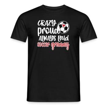 Grammy Grand-mère de joueur de football Grammy - T-shirt homme - noir - Devant - AI Model Male 178 light (178cm)