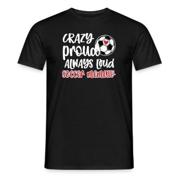 Fier Memaw grand-mère du joueur de football Soccer Memaw - T-shirt homme - noir - Devant - AI Model Male 178 light (178cm)