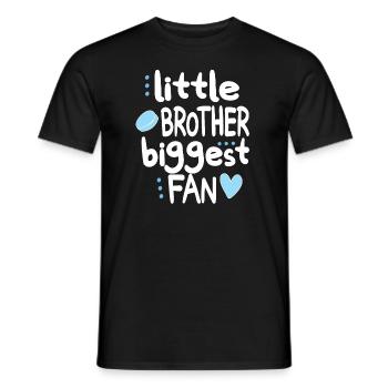 Little Ice Hockey Brother Of An Ice Hockey Player - Männer T-Shirt - Schwarz - Vorne - AI Model Male 178 light (178cm)