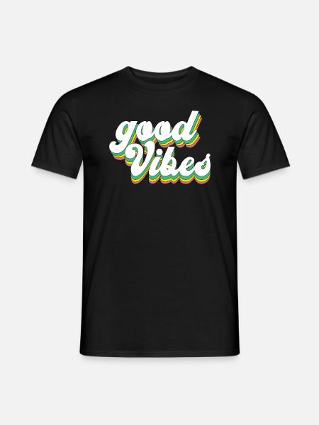 Good Vibes - Men's T-Shirt - black