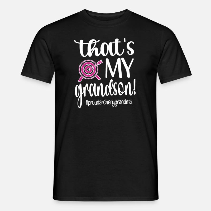 Bogenschießen-Oma Von Bogenschützen Großmutter - Männer T-Shirt - Schwarz