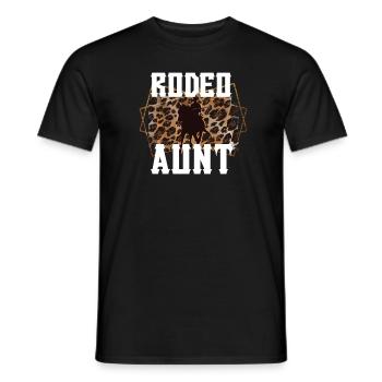 Rodeo Tante Beste Rodeo-Reiter Tante Geschenk - Männer T-Shirt - Schwarz - Vorne - AI Model Male 178 light (178cm)